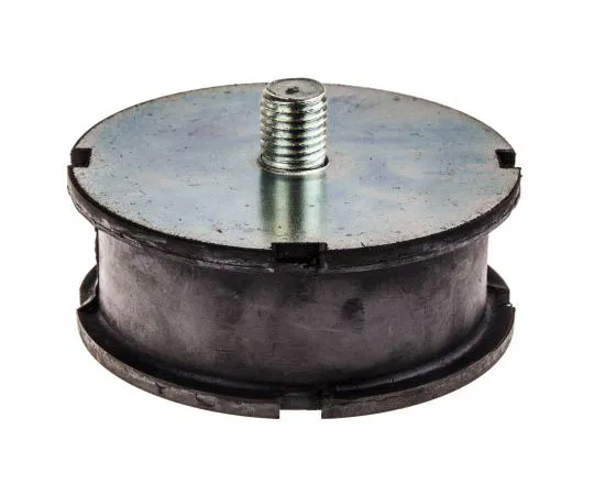 63-7392-85　RS PRO Cylindrical M16 Zinc Plated Steel Anti Vibration Mount 380 Compression Load ,105mm dia. Natural Rubber +100°C　171-2659