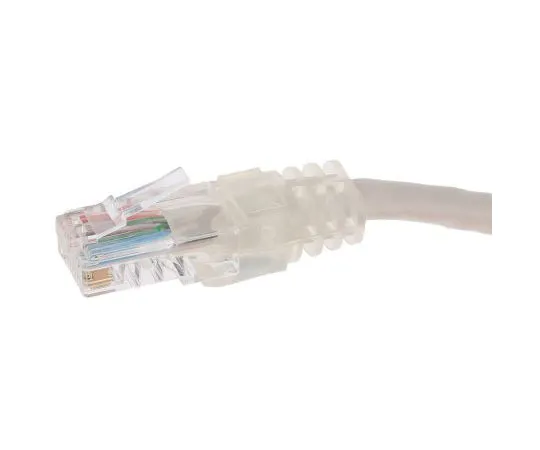 63-7508-47　Decelect Forgos Grey Cat5 Cable U/UTP, 3m Male RJ45/Male RJ45　SPE190713