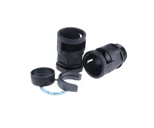 63-7455-46　PMA Straight Cable Conduit Fitting, PA 6 Black 23mm nominal size IP68 PG21　BVNV-P213