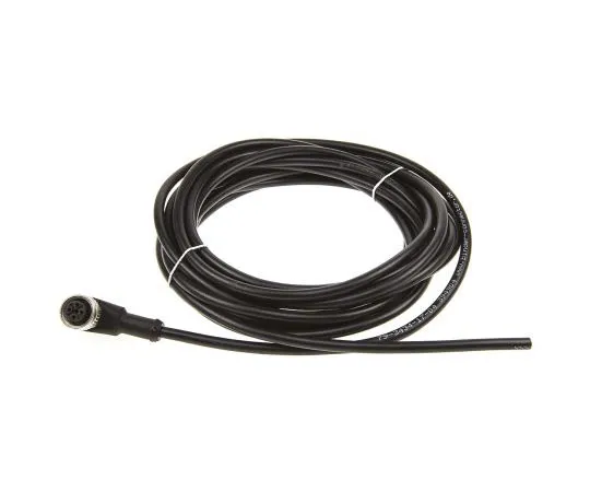 63-7471-77　Binder, 763 Series, Right Angle M12 to Unterminated Cable assembly, 4 Core 5m Cable　79 3434 17 04