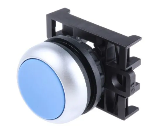 63-7526-48　Eaton M22 Series, Blue Push Button Head, Momentary, 22mm Cutout　78635771 & M22-D-B+M22-A