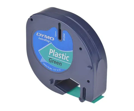 63-7502-83　Dymo Black on Green Label Printer Tape, 12 mm Width, 4 m Length　S0721640