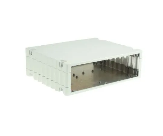 63-7468-45　Rose Wavetronic, , Aluminium, 268 x 324 x 101mm Desktop Enclosure, Black, Grey　77001020