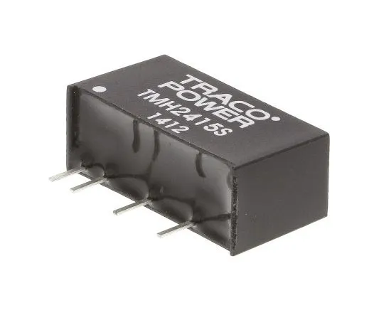 63-7485-83　TRACOPOWER TMH 2W Isolated DC-DC Converter Through Hole, Voltage in 21.6 → 26.4 V dc, Voltage out 15V dc　TMH 2415S