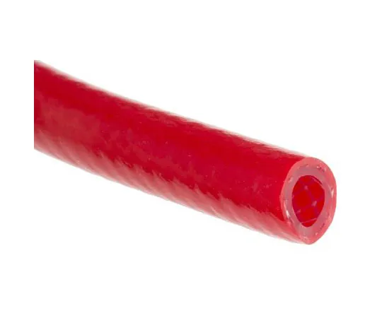 63-7496-35　RS PRO PVC Flexible Tubing, Red, 13.5mm External Diameter, 25m Long, Reinforced, 29mm B*** Radius, Applications Various　339-6124