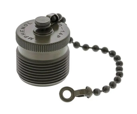 63-7477-68　Amphenol 97 Series MIL-DTL-5015 Female Dust Cap, Shell Size 14P IP66 Rated, with Olive Drab Cadmium Finish　97-60-14P