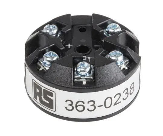 63-7507-41　PT100 Temperature Transmitter, 10 → 30 V dc, 0 → +70 °C　363-0238