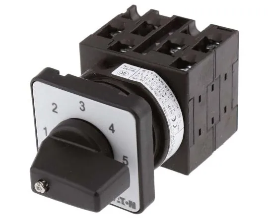63-7453-85　Eaton, SP 5 Position 45° Rotary Switch, 690 V ac, 20 A, Rotary Knob Actuator　78627336 & T0-3-8232/E/EZ-P1(RS257-9659)