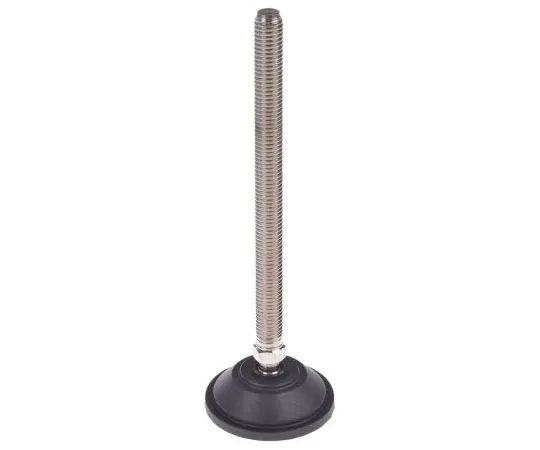 63-7492-53　Nu-Tech Engineering Nickel Plated Steel Adjustable Feet A090/022 55mm Dia. 177mm 600kg Static load Capacity ,150mm M12　A090/022