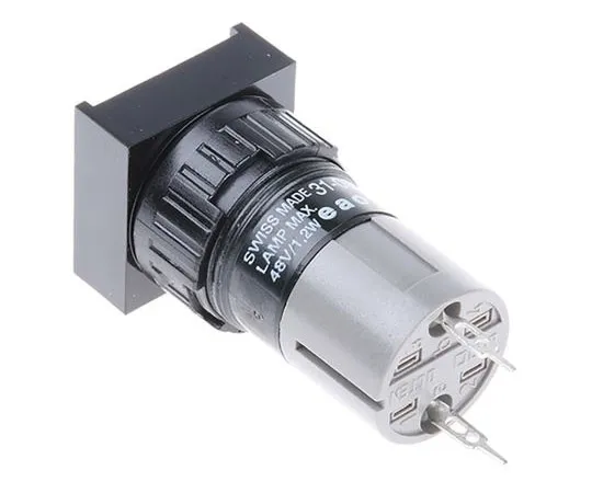 63-7447-91　EAO Indicator, Faston, Solder Lug Termination, 18mm Mounting Hole Size, IP40　31-051.006