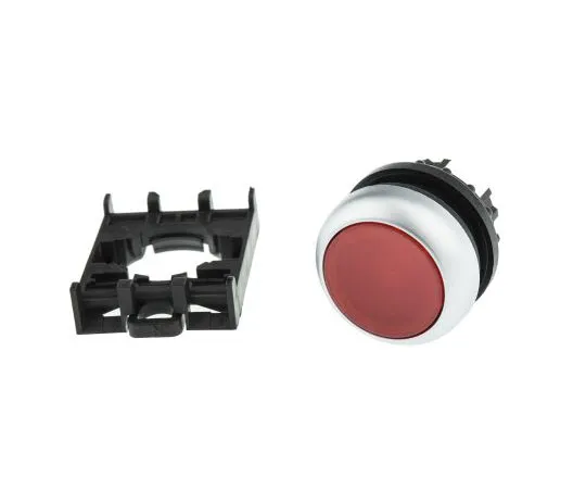 63-7526-56　Eaton M22 Series, Red Push Button Head, Momentary, 22mm Cutout　78635802 & M22-DL-R+M22-A