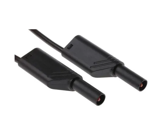 63-7500-23　Hirschmann Test & Measurement Test lead, 32A, 1000V ac/dc, Black, 50cm Lead Length　934087100