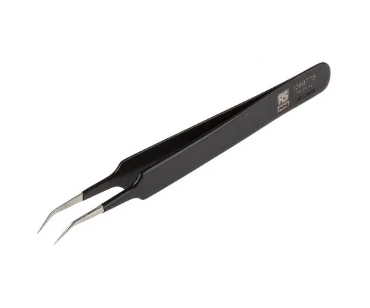 63-7366-88　RS PRO 110 mm, Anti-Magnetic Stainless Steel, ESD Anti-Acid Tweezers　136-9778