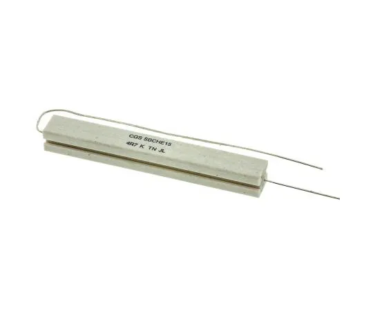 63-7422-63　TE Connectivity 4.7Ω 17W Wirewound Resistor ±10% ±400ppm/°C　SBCHE154R7K