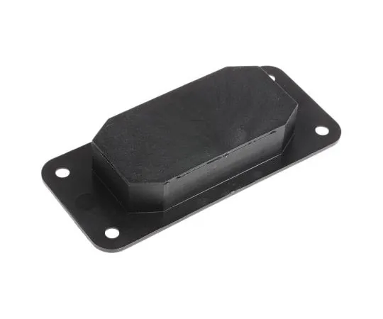 63-7542-82　Pinet Black Plastic Drawer Handle, 133mm　19-A-3815