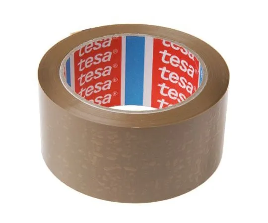 63-7418-79　Tesa Tesa 4120 Brown Packing Tape 66m x 50mm　04120-00042-00