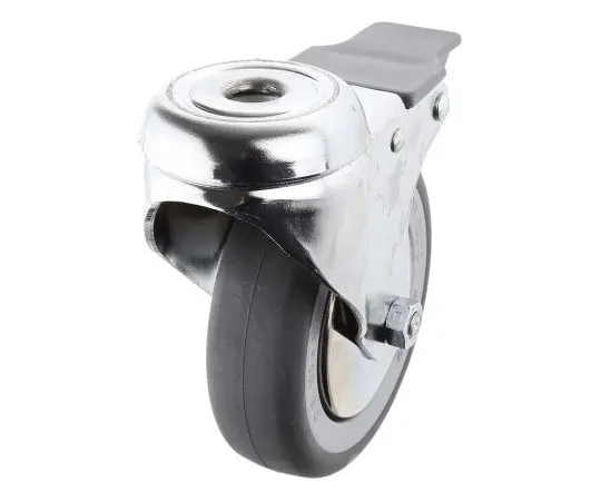 63-7489-72　Tente Stem Swivel Castors 2877PJO100P30CHC10X90, 80kg, Rubber tyres　2877PJO100P30CHC10X90
