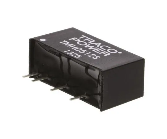 63-7485-65　TRACOPOWER TMH 2W Isolated DC-DC Converter Through Hole, Voltage in 4.5 → 5.5 V dc, Voltage out 12V dc　TMH 0512S
