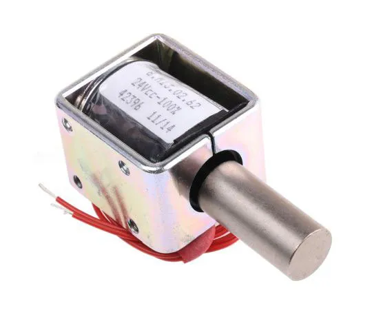 63-7483-08　Push Action DC D-Frame Solenoid, 9mm stroke, 6.5W, 24 V dc　8.M13 02 62 24 VCC 100%