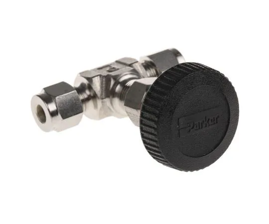63-7539-93　Parker Needle Valve 4A-V4LR-SS, 1/4 in　4A-V4LR-SS