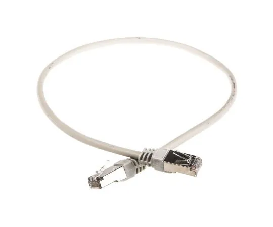 63-7495-03　Decelect Forgos Grey PVC Cat5 Cable F/UTP, 500mm Male RJ45/Male RJ45　CR503B05