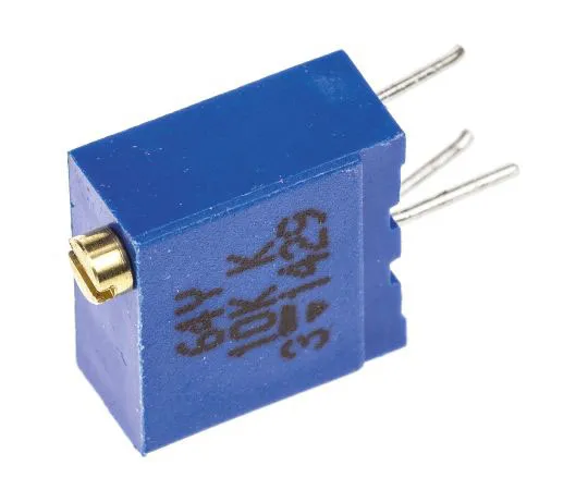 63-7379-33　10kΩ Through Hole Trimmer Potentiometer 0.5W Top Adjust Vishay 64Y Series　M64Y103KB40