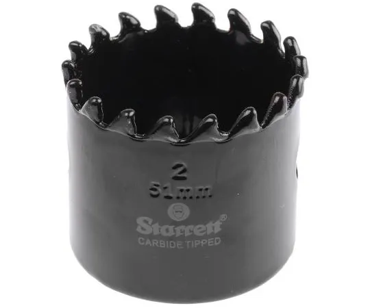 63-7477-95　Starrett Carbide Tipped 51mm Hole Saw Bi-Metal　BD150
