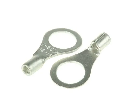 63-7423-60　RS PRO Uninsulated Crimp Ring Terminal, 1.5mm² to 2.5mm², 16AWG to 14AWG, M8 Stud Size　208-2587
