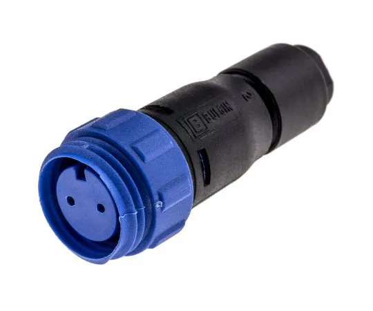 63-7538-36　Bulgin Buccaneer 400 Series In-line Connector, 2 contacts Plug　PX0411/02S/5560