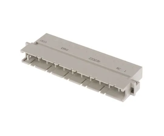 63-7412-50　ERNI 11 Way 7.62mm Pitch, Type H11 Class C1, 1 Row, Right Angle DIN 41612 Connector, Plug　233230