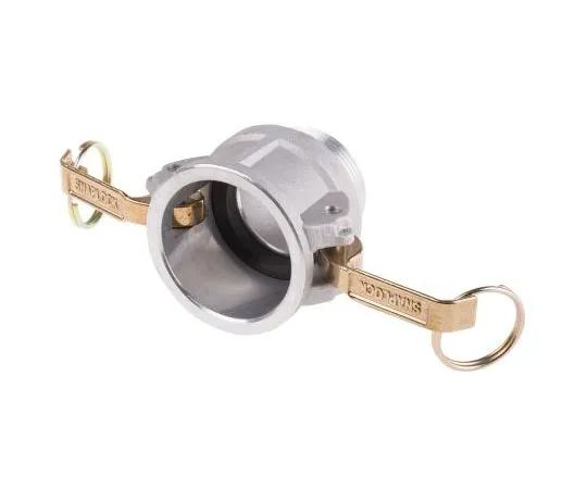 63-7506-70　Straight Male Hose Coupling 1-1/2in Part B Cam & Groove Coupler, 1-1/2 in BSP, Aluminium　362-6699