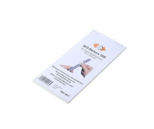 63-7489-23　SES Sterling Adhesive Cable Marker Clear 8 → 38mm Dia. Range　3070051000