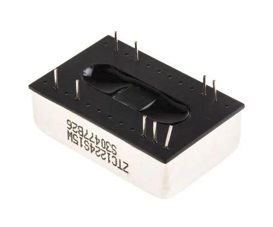 63-7358-12　TRACOPOWER THD 12WI 12W Isolated DC-DC Converter Through Hole, Voltage in 9 → 36 V dc, Voltage out 15V dc　THD 12-2413WI