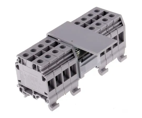 63-7518-03　Entrelec Distribution Block, 10-70 inputmm², 2 Way, 200A, 800 V, Grey　1SNA115338R2500