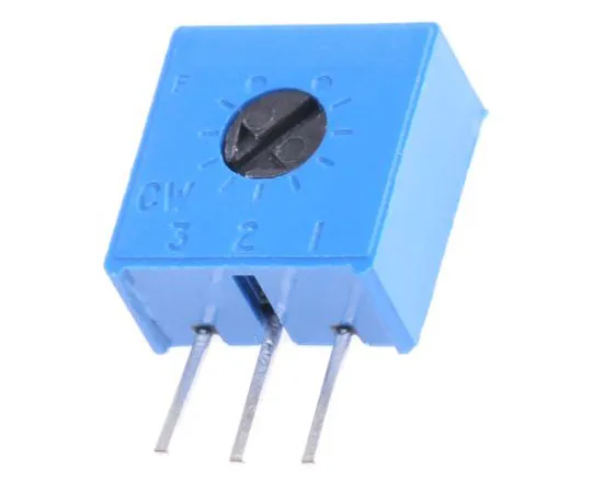 63-7410-34　10kΩ Through Hole Trimmer Potentiometer 0.5W Top Adjust Vishay 63S Series　M63S103KB40