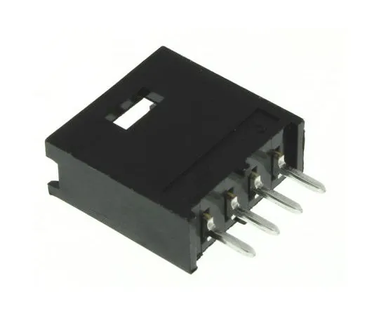 63-7438-22　TE Connectivity AMPMODU MOD II, 4 Way, 1 Row, Straight PCB Header　280371-2