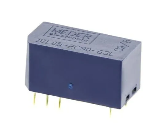 63-7502-01　DPDT Reed Relay, 5V dc　DIL05-2C90-63L