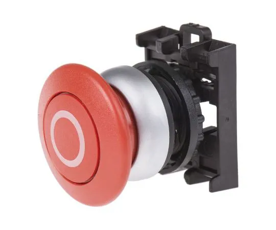 63-7526-71　Eaton M22 Series, Red Push Button Head, Momentary, 22mm Cutout　78635837 & M22-DP-R-X0+M22-A
