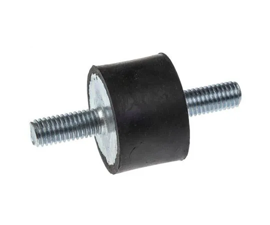 63-7440-55　FIBET 3020VV20-60 60mm Shock Mount M8 30mm Diameter 95.2kg Compression Load 4mm, Male to Male Natural Rubber　3020VV20-60
