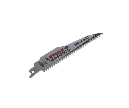 63-7404-12　Lenox 152mm Cutting Length bimetal, Reciprocating Saw Blade, 6 Teeth Per Inch, Pack of 1　1832118