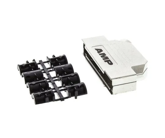63-7548-50　TE Connectivity ADK Series Series Zinc Angled D-sub Connector Backshell, 37 Way, Strain Relief　5-1478763-4