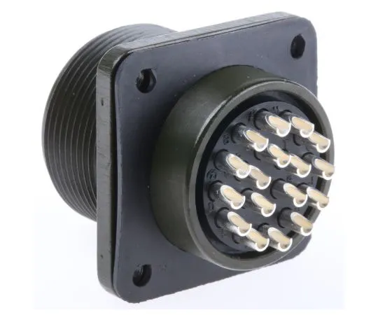 63-7477-62　Amphenol MS3102A Series, 17 Way Box Mount MIL Spec Circular Connector Receptacle, Pin Contacts,Shell Size 20, Screw　MS3102A-20-29P