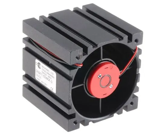 63-7515-89　Micronel D590T Series Axial Fan, 62 x 62 x 60mm, 68.58m³/h, 5.54W, 24 V dc　D591T-024KA-3