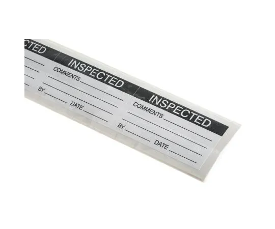 63-7547-80　RS PRO Adhesive Pre-Printed Adhesive Label-Inspected-. Quantity: 30　445-4007