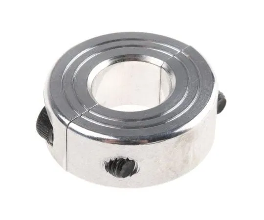 63-7541-95　Ruland Collar Two Piece Clamp Screw, Bore 16mm, OD 34mm, W 13mm, Aluminium　MSP-16-A