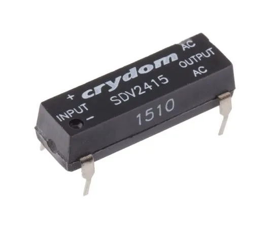 63-7445-02　Sensata / Crydom 1.5 A rms Solid State Relay, Zero Cross, PCB Mount, SCR, 280 V rms Maximum Load　SDV2415