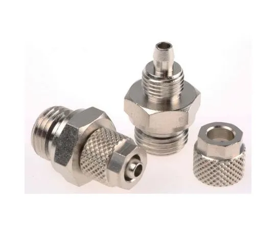 63-7478-56　RS PRO Pneumatic Straight Threaded-to-Tube Adapter, G 1/4 Male, Push In 6 mm　299-3998