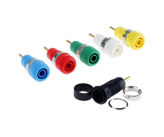 63-7529-94　Black, Blue, Green, Red, White, Yellow Female Banana Plug Screw　20985