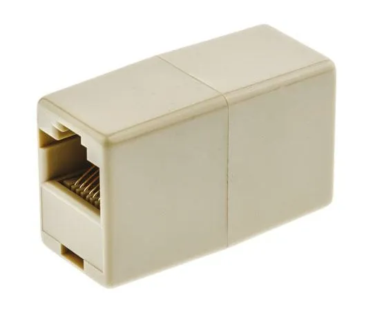 63-7412-16　RS Cat3 RJ45 Coupler, UTP　186-3048