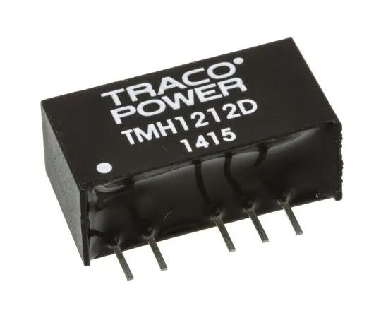 63-7485-76　TRACOPOWER TMH 2W Isolated DC-DC Converter Through Hole, Voltage in 10.8 → 13.2 V dc, Voltage out ±12V dc　TMH 1212D